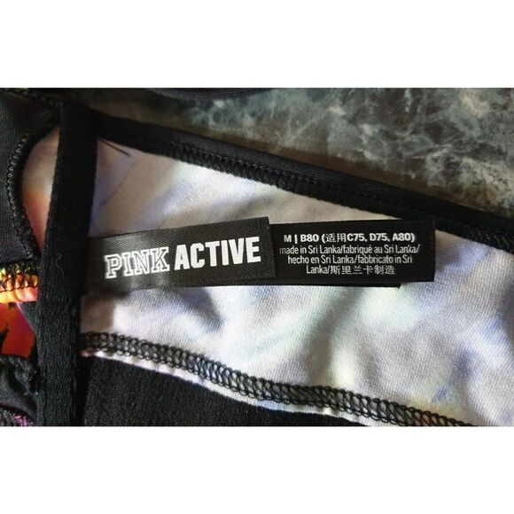 PINK VS Ultimate Sports Bra XS Low Mid Impact T-Back Sports Bra Medium - Picture 7 of 7